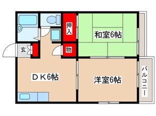 サンハイツの物件間取画像